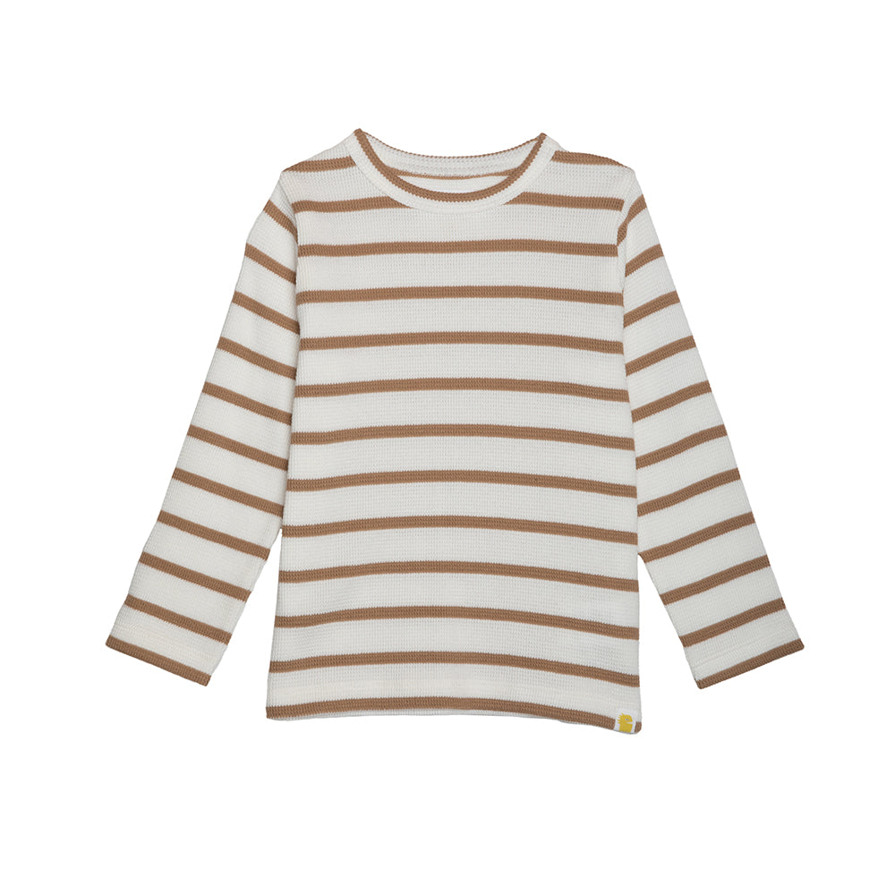 Exclusive Long Sleeve Waffle T-Shirt - Biking Red / 3-4y - Image 4