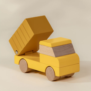 Coco Village Wooden Construction Vehicle - Dump Truck