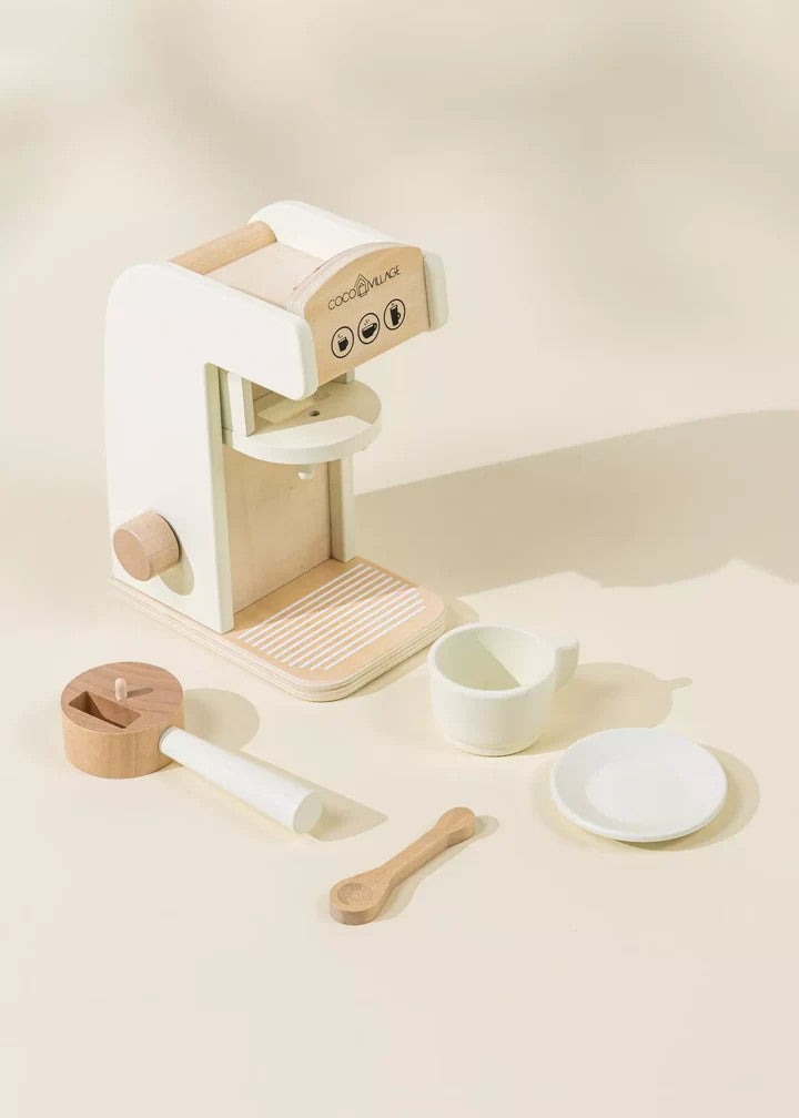 Coco Village Wooden Coffee Maker Set - Image 4