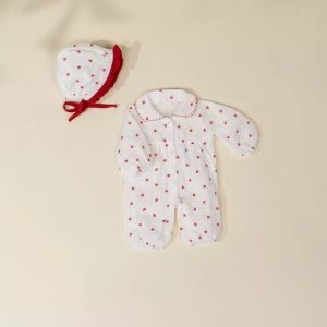 Coco Baby 18" Baby Play Doll Clothing Set – Heart Pajamas