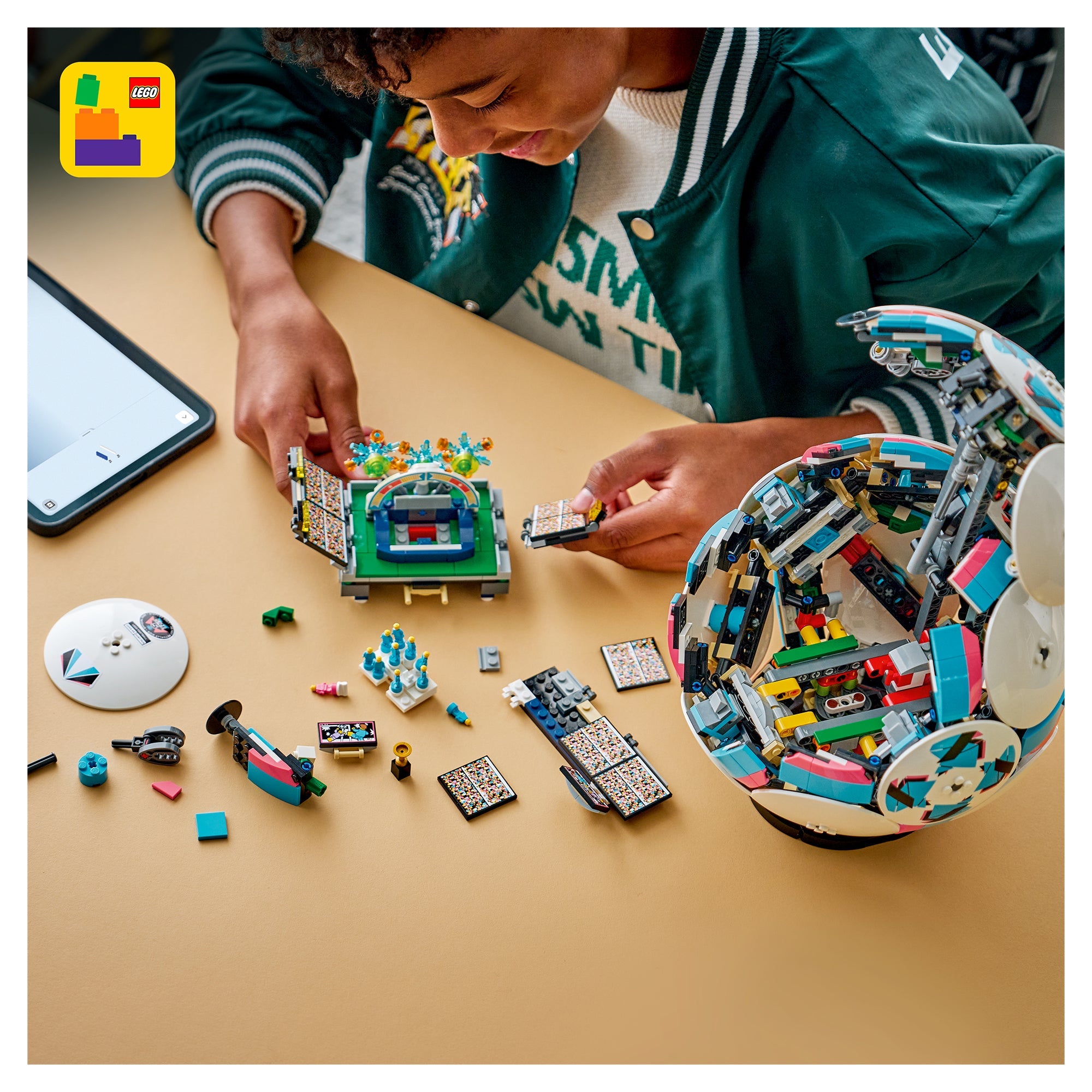 LEGO® Editions Soccer Ball Kids Building Toy 43019 - Image 7