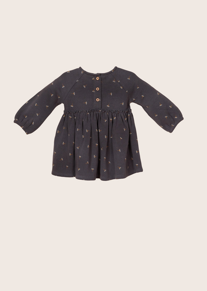 Empire Waist Dress - Obsidian / 0-3m - Image 3