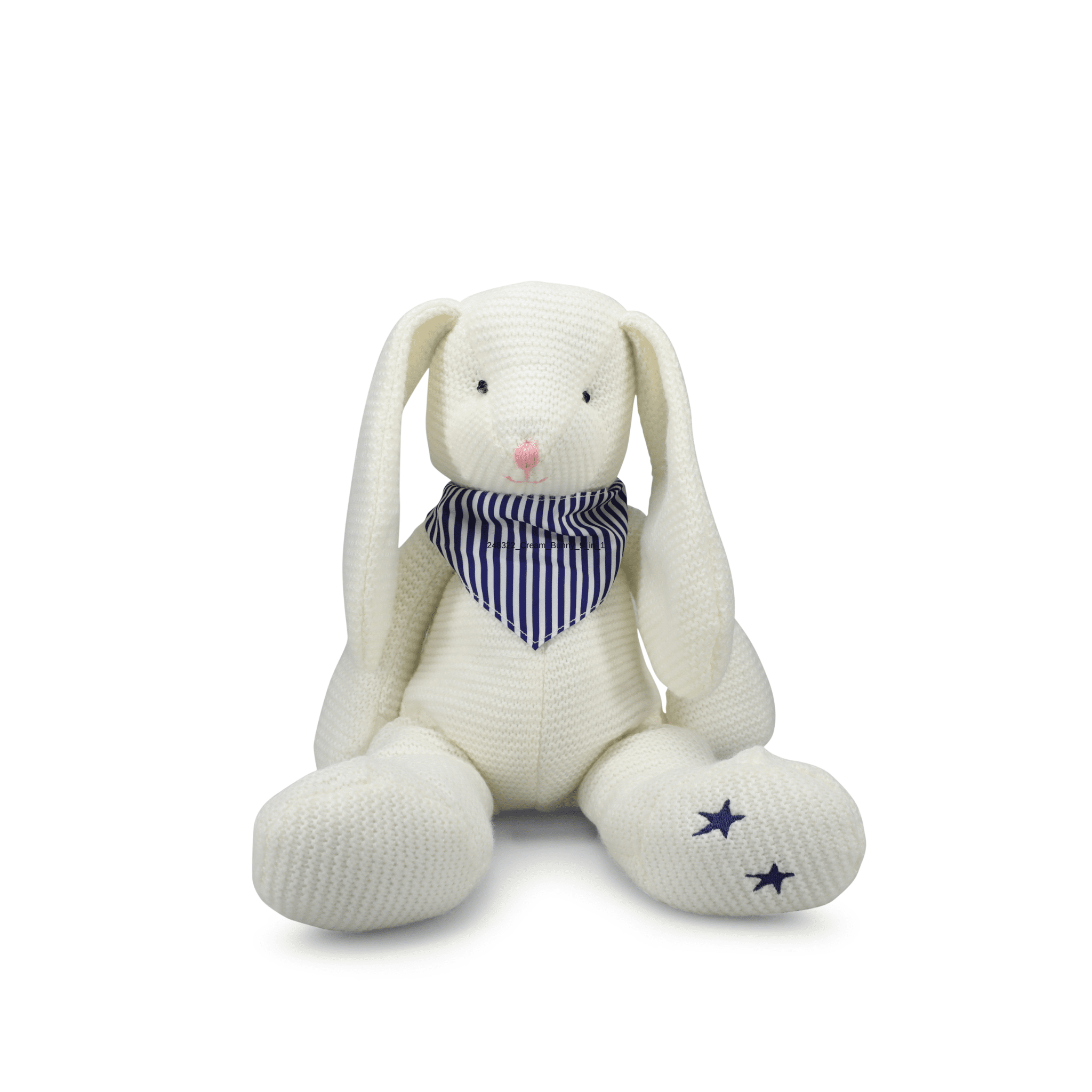 rise little earthling RLE 14" Cream Knit Bunny Plush