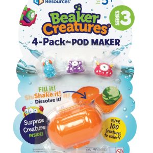 Premium Beaker Creatures® 4-Pack plus Pod Maker, Series 3