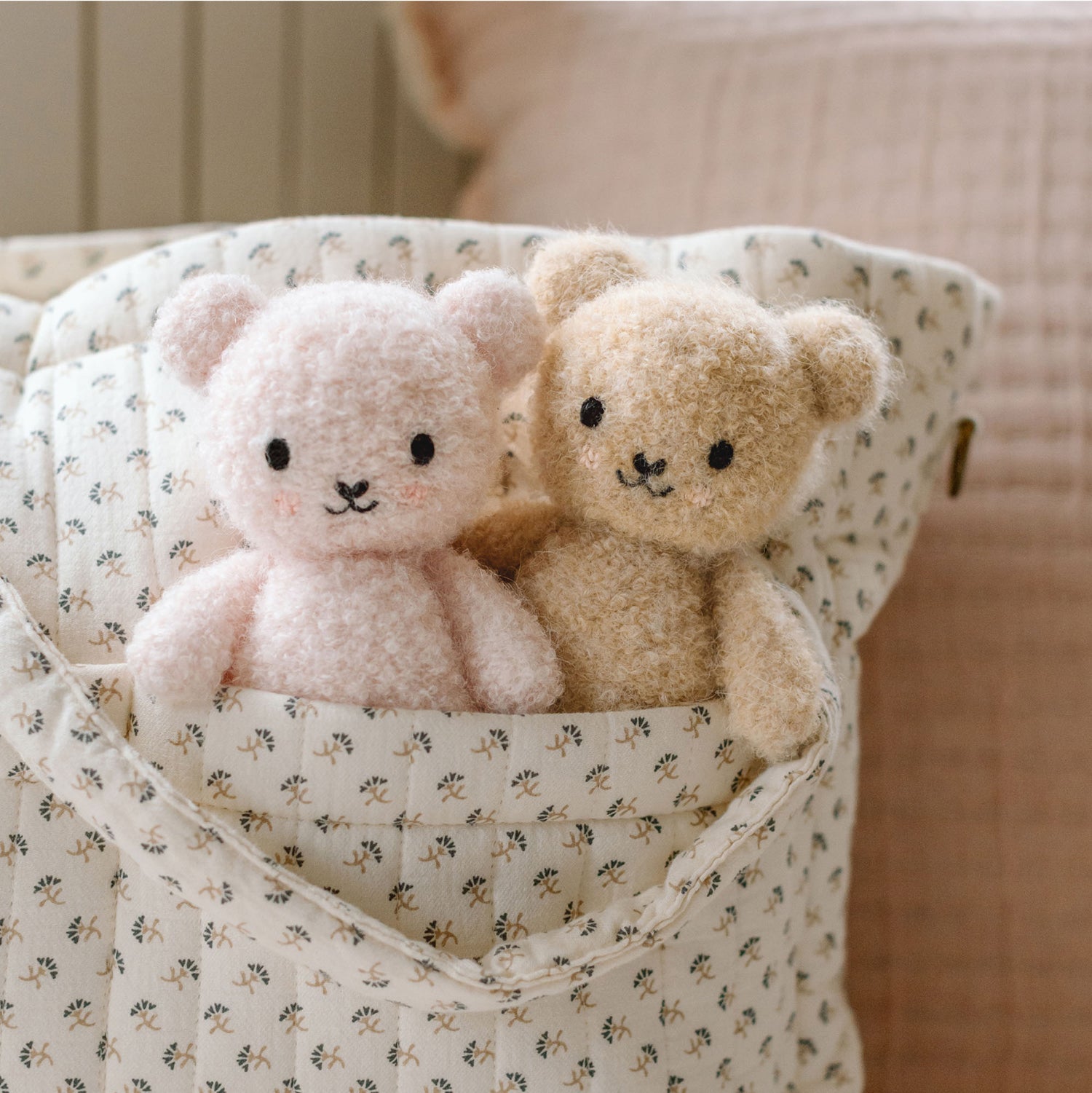 Cuddle + Kind Baby Bouclé Bear (Honey) Hand-Knit Doll - Image 8