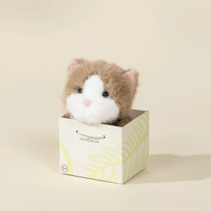 Mini Gift Plush Toy Beige Cat
