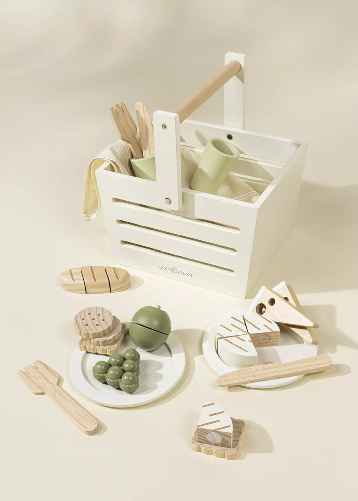 Coco Village Wooden Picnic Playset and Accessories - Image 7