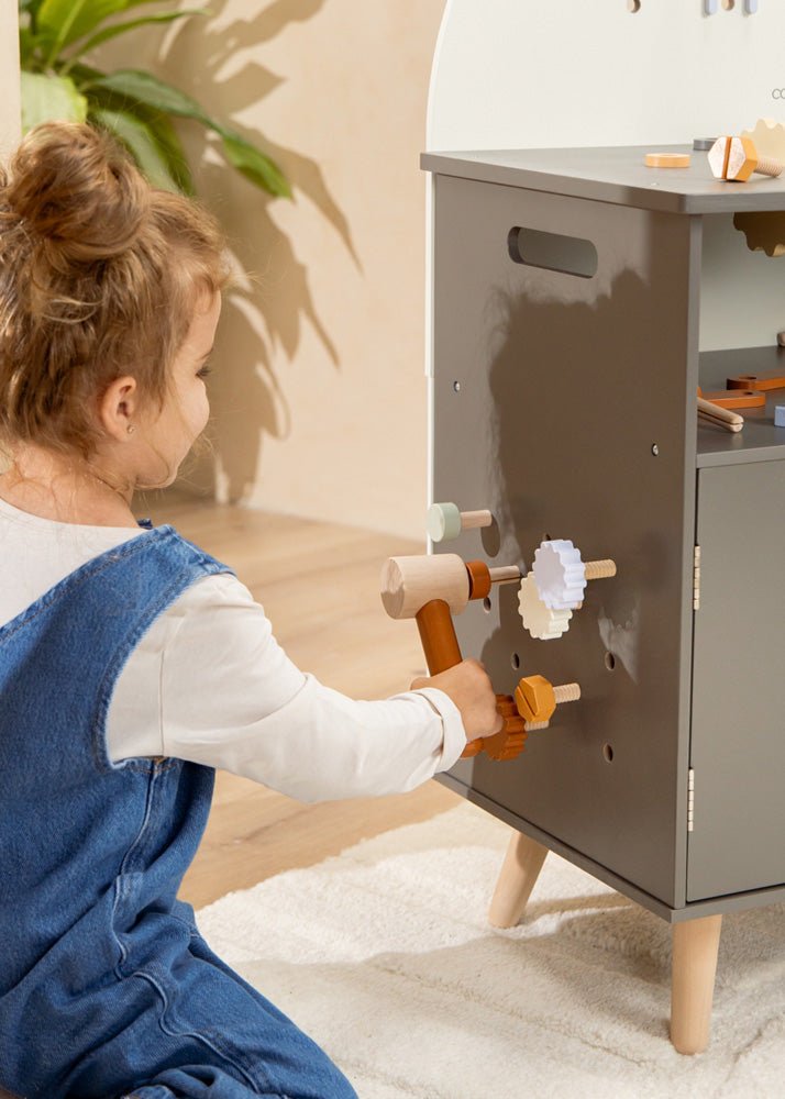 Coco Village Wooden Workbench Playset - Image 16