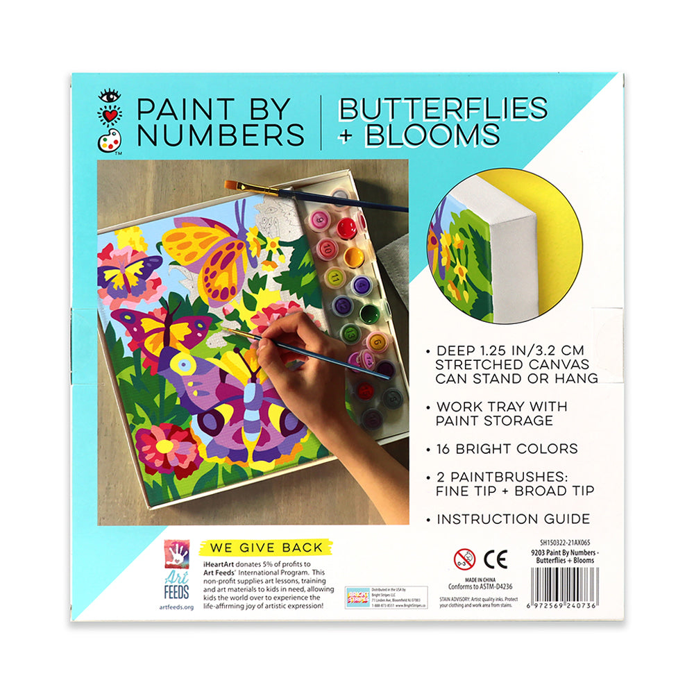 iHeartArt Paint By Numbers- Butterflies + Blooms - Image 10