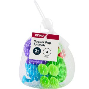 MMT 4 Piece Sucker Pop Animals