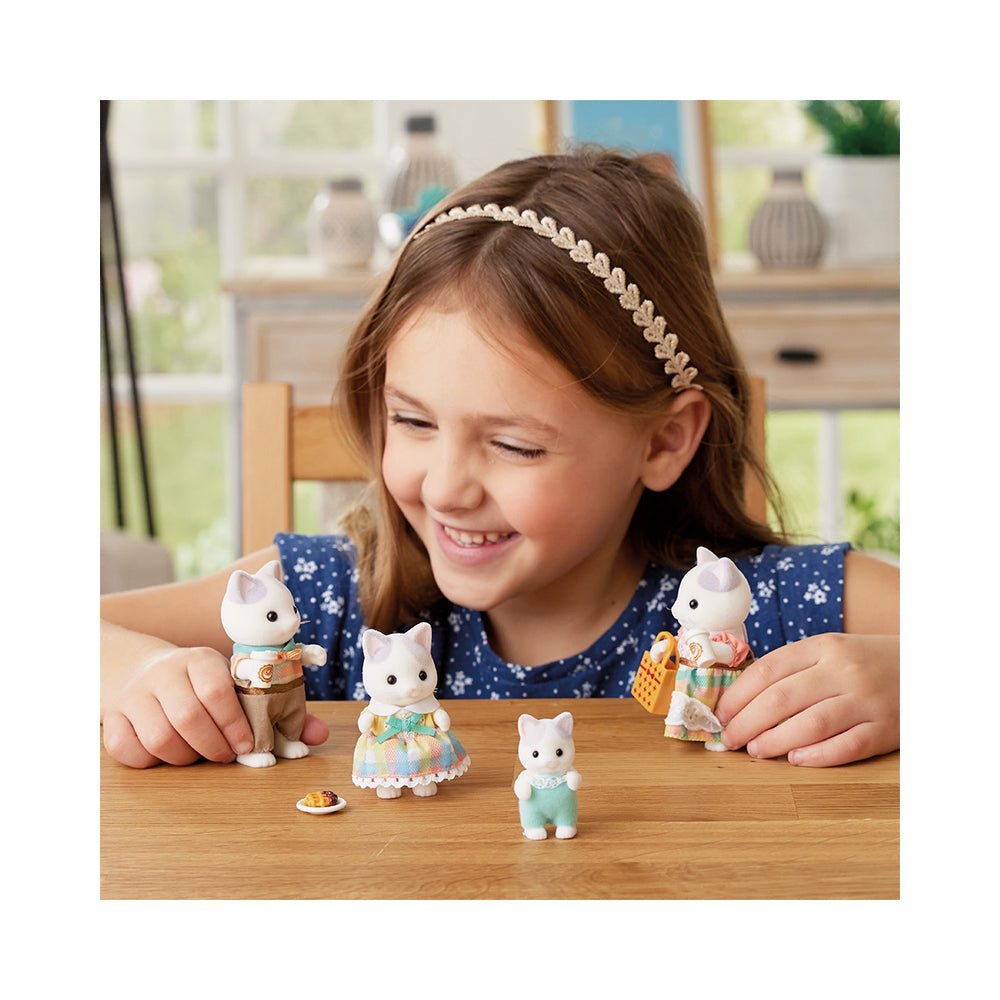 Calico Critters Latte Cat Family - Image 4