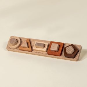 Coco Village Wooden Shapes Learning Set - 5 pcs