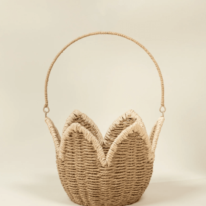 Coco Village Flower-Shaped Basket – Large