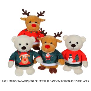 Christmas Friends Plush with Sweater 15 cm