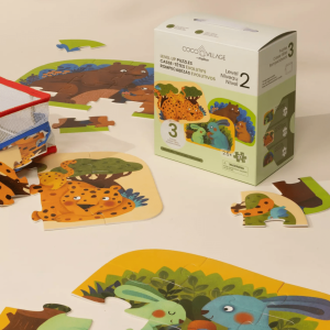 Coco Village Level Up Puzzles Level 2 - Parent & Baby (3 puzzles)
