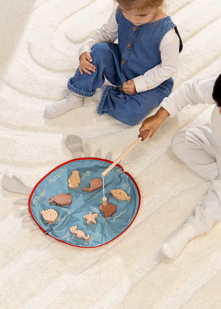 Wooden Fishing Game with Bag - Image 11