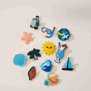 Coco Village Set of 12 Holiday Charms Pin