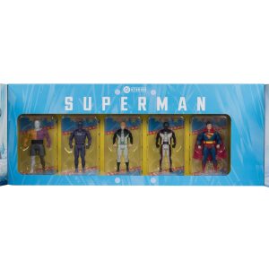 DC Direct - Super Powers Multipack - Superman Movie Figure 5 Pack Bundle (Gold Label)