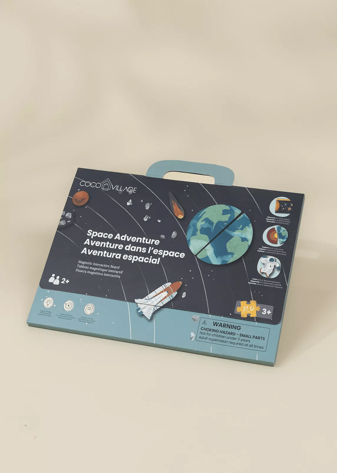 Coco Village Magnetic Interactive Board – Space Adventure (Multi Language) - Image 2