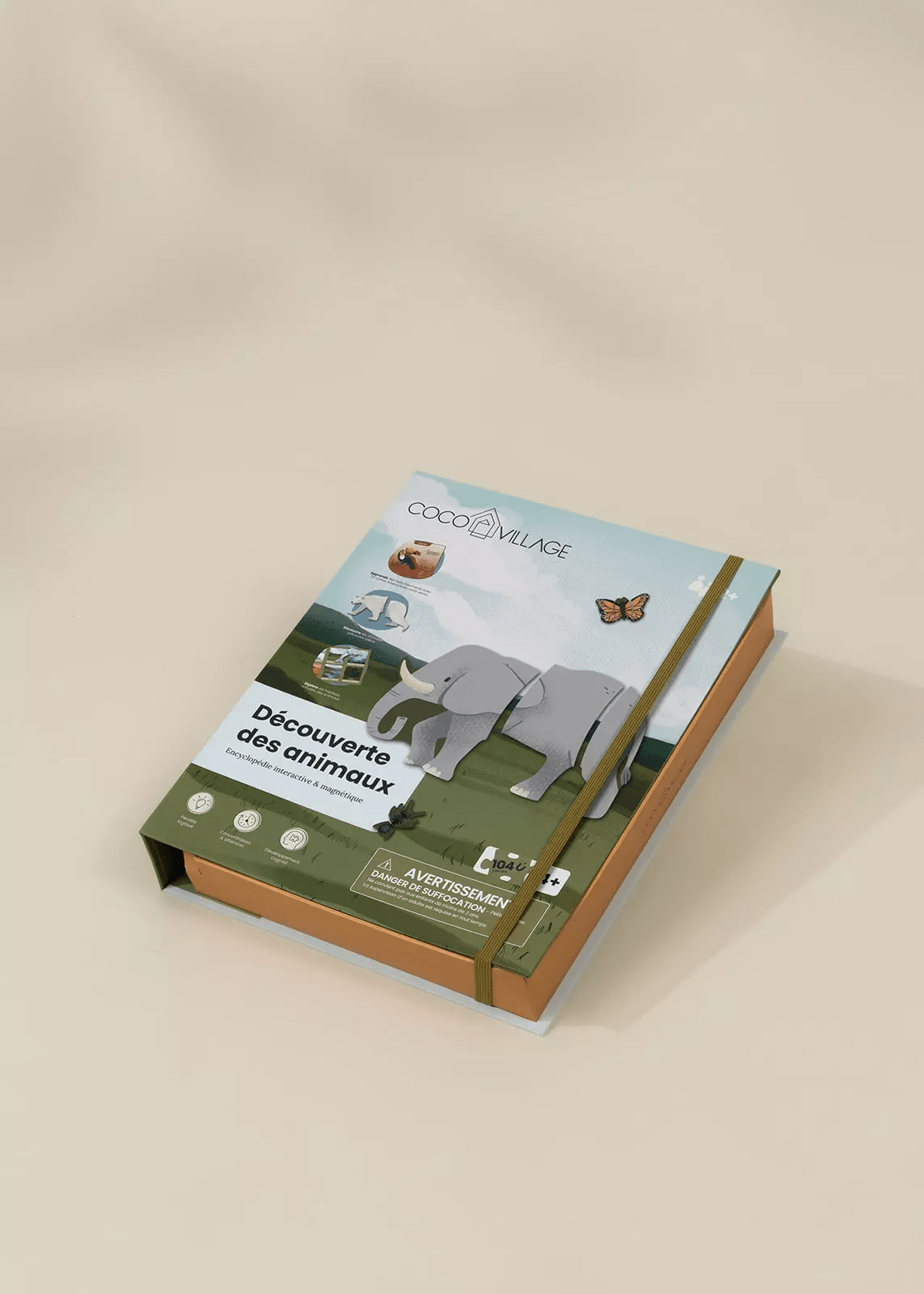 Coco Village Interactive & Magnetic Encyclopedia – Animal Discovery (French Version)