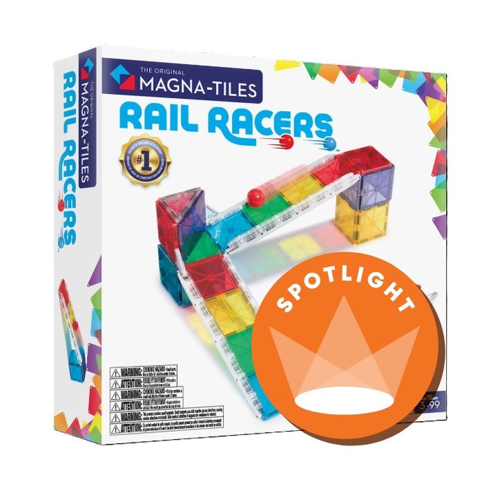 MAGNA-TILES® Rail Racers 33-Piece
