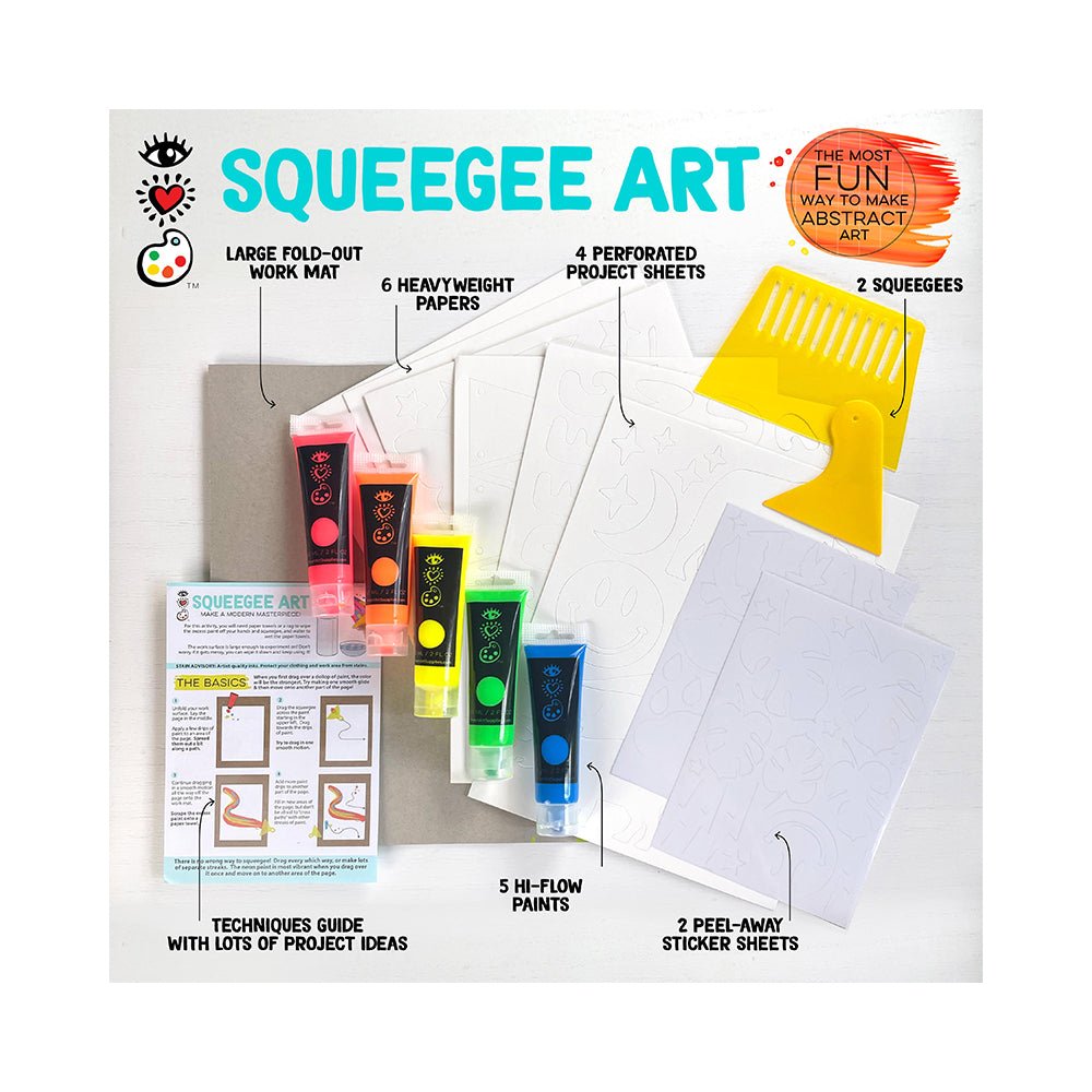 Bright Stripes iHeartArt Squeegee Art - Image 4