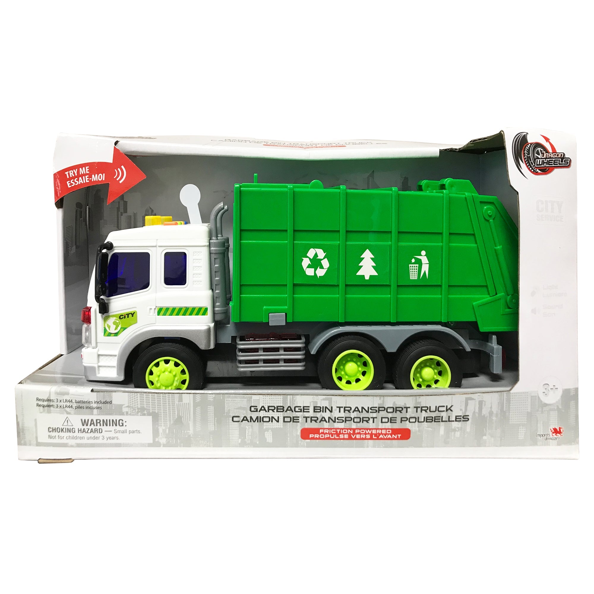 Premium Dragon Wheels Garbage Truck City Service