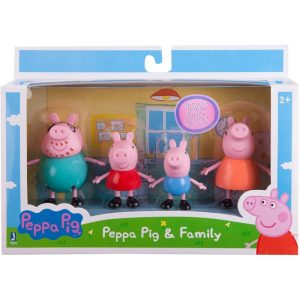 Peppa Pig 4 Pack - Peppa Pig & Family