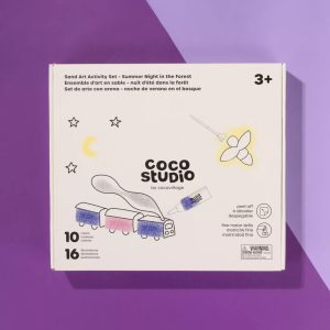 Premium 10 Colors Sand Art Set–Summer Night in the Forest