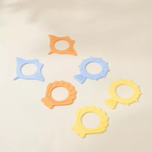 Set of 6 Silicone Diving Rings Pool Toys - Ocean