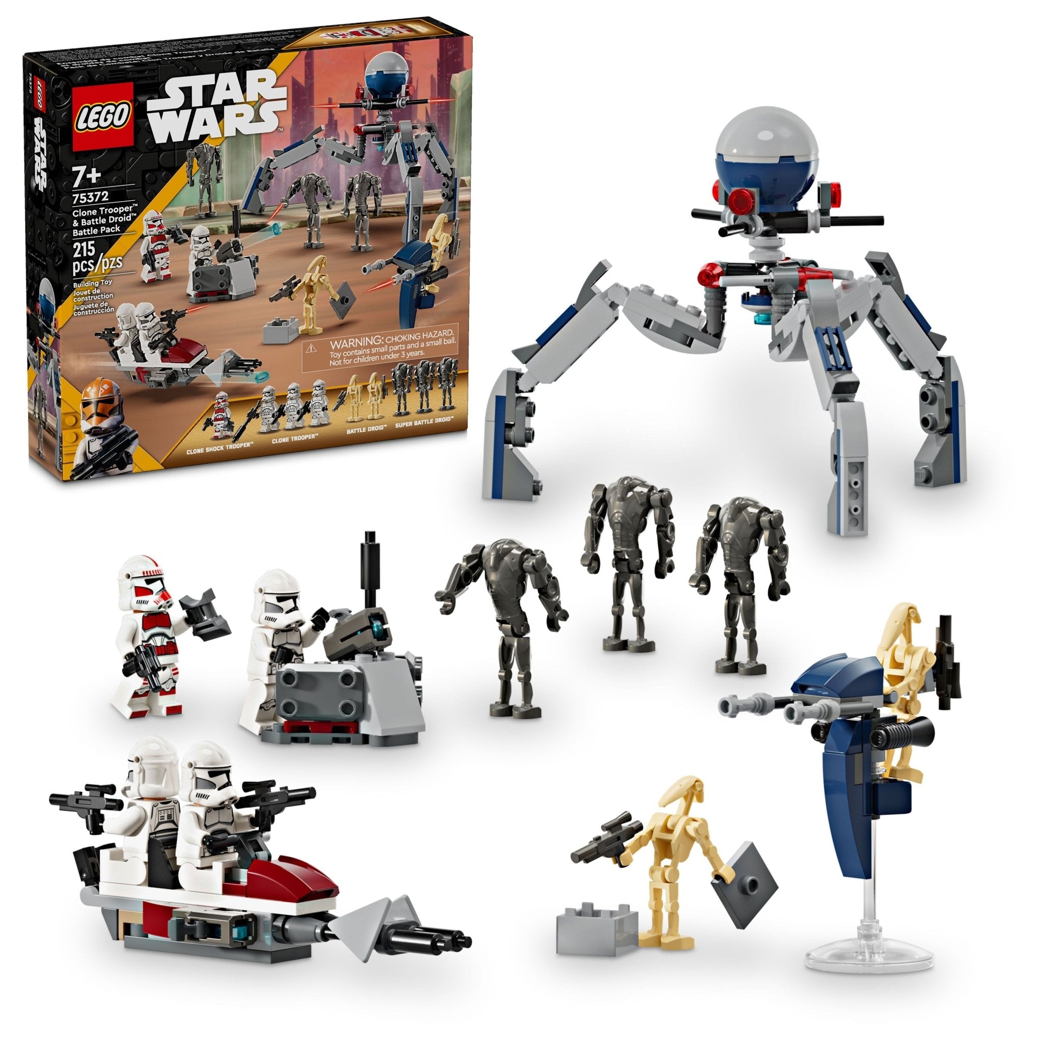 LEGO® Star Wars™ Clone Trooper™ & Battle Droid™ Battle Pack 75372 - Image 6