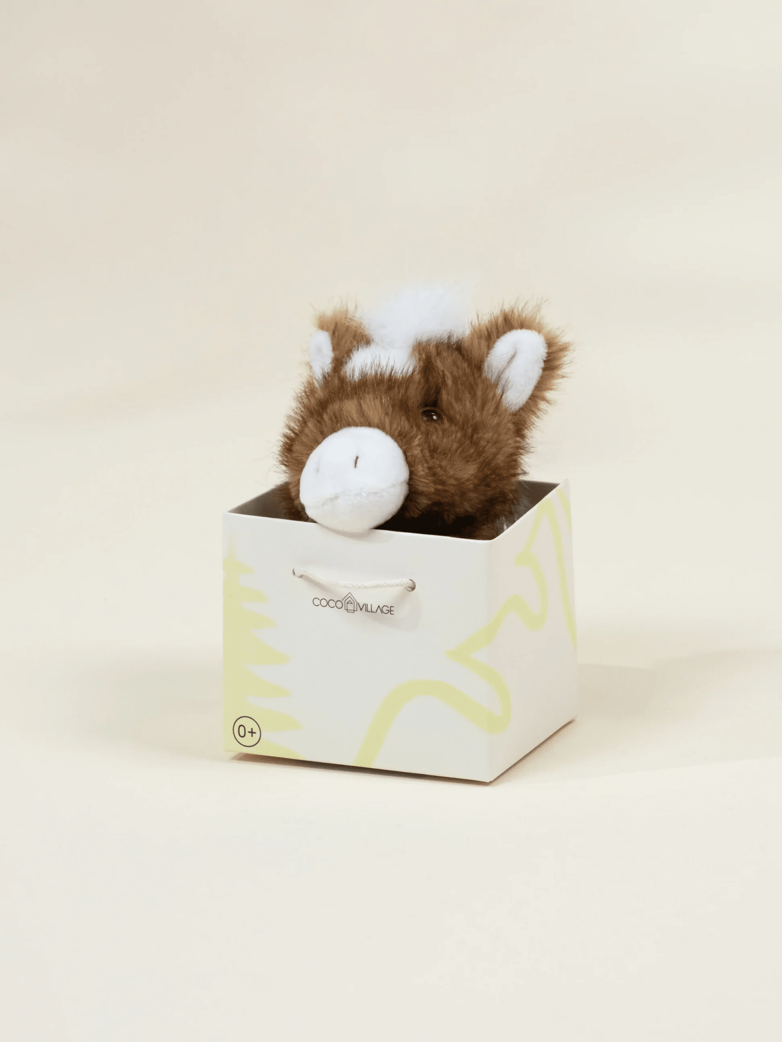 Coco Village Mini Gift Plush Toy - Brown Pony - Image 2