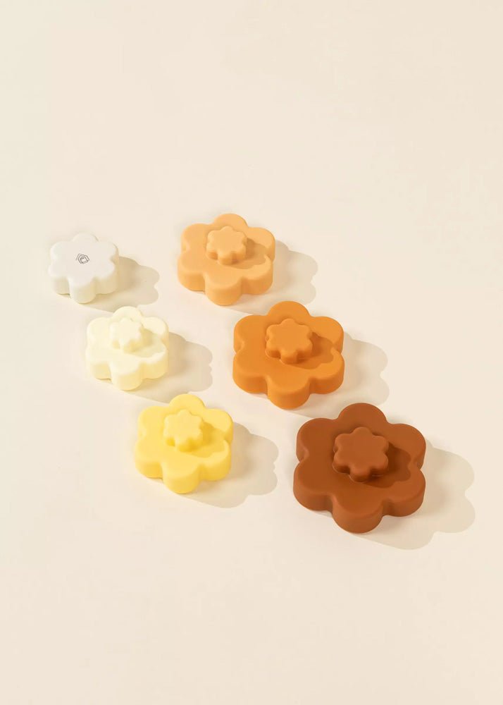 Coco Village Set of 6 Silicone Stackable Flowers - Image 6