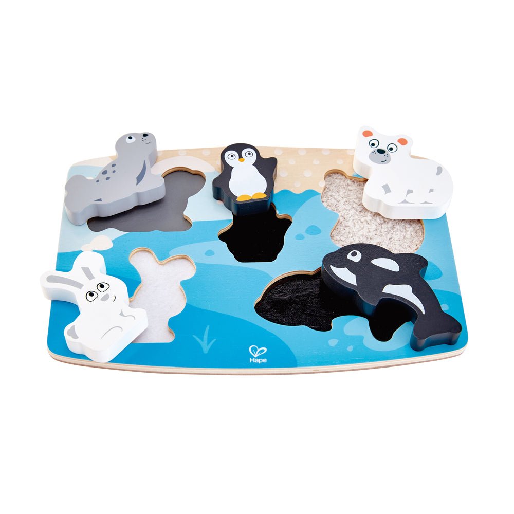 Hape Polar Animal Tactile Puzzle - Image 2