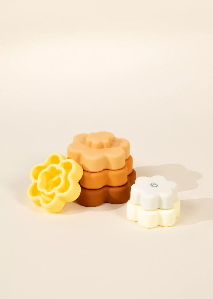 Coco Village Set of 6 Silicone Stackable Flowers - Image 3