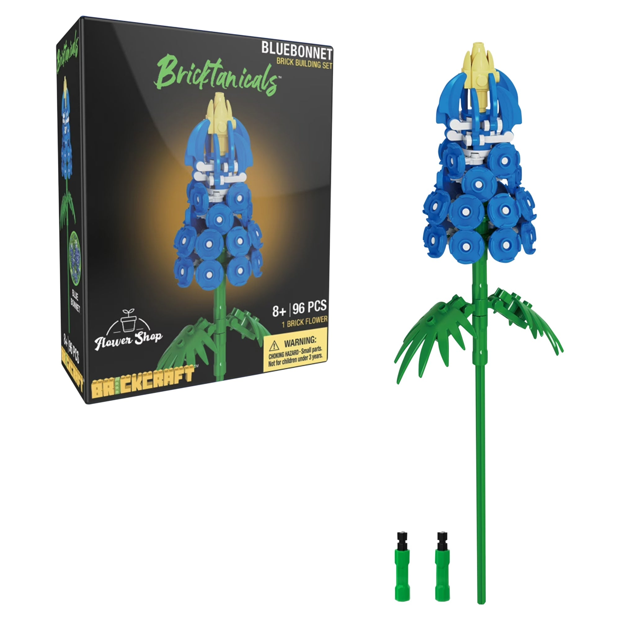 Brick Craft Bricktanicals Blue Bonnet - 96 Piece Set