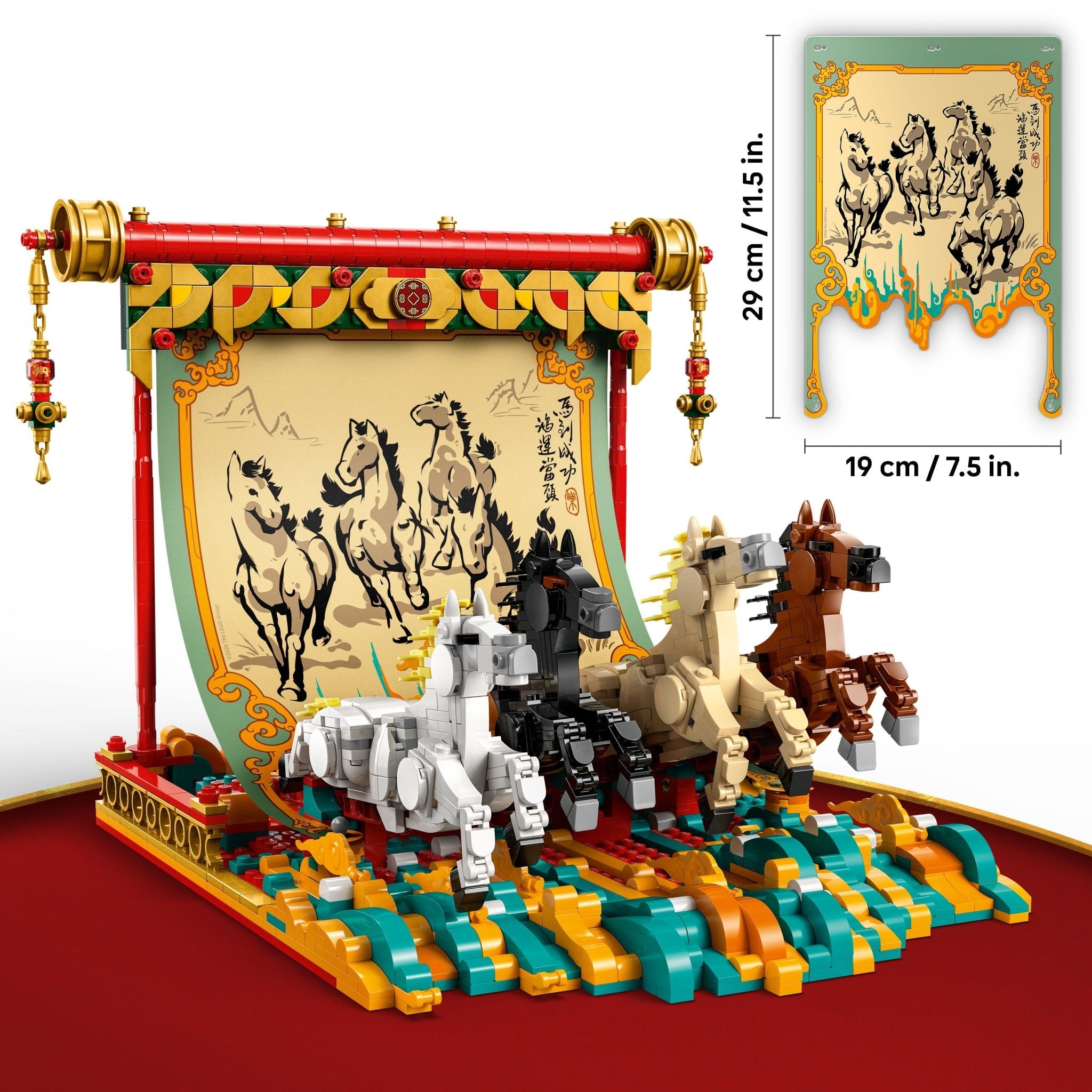 LEGO® Spring Festival Galloping Horse Canvas 80119 - Image 3