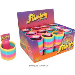 Plastic Slinky Wow Rainbow Colours