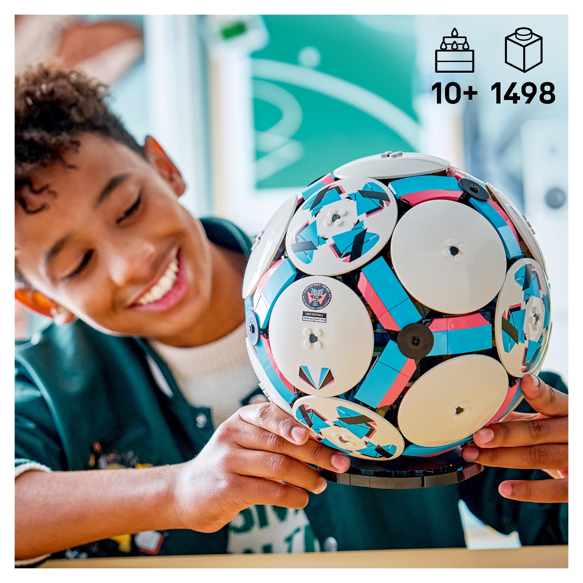 LEGO® Editions Soccer Ball Kids Building Toy 43019 - Image 3