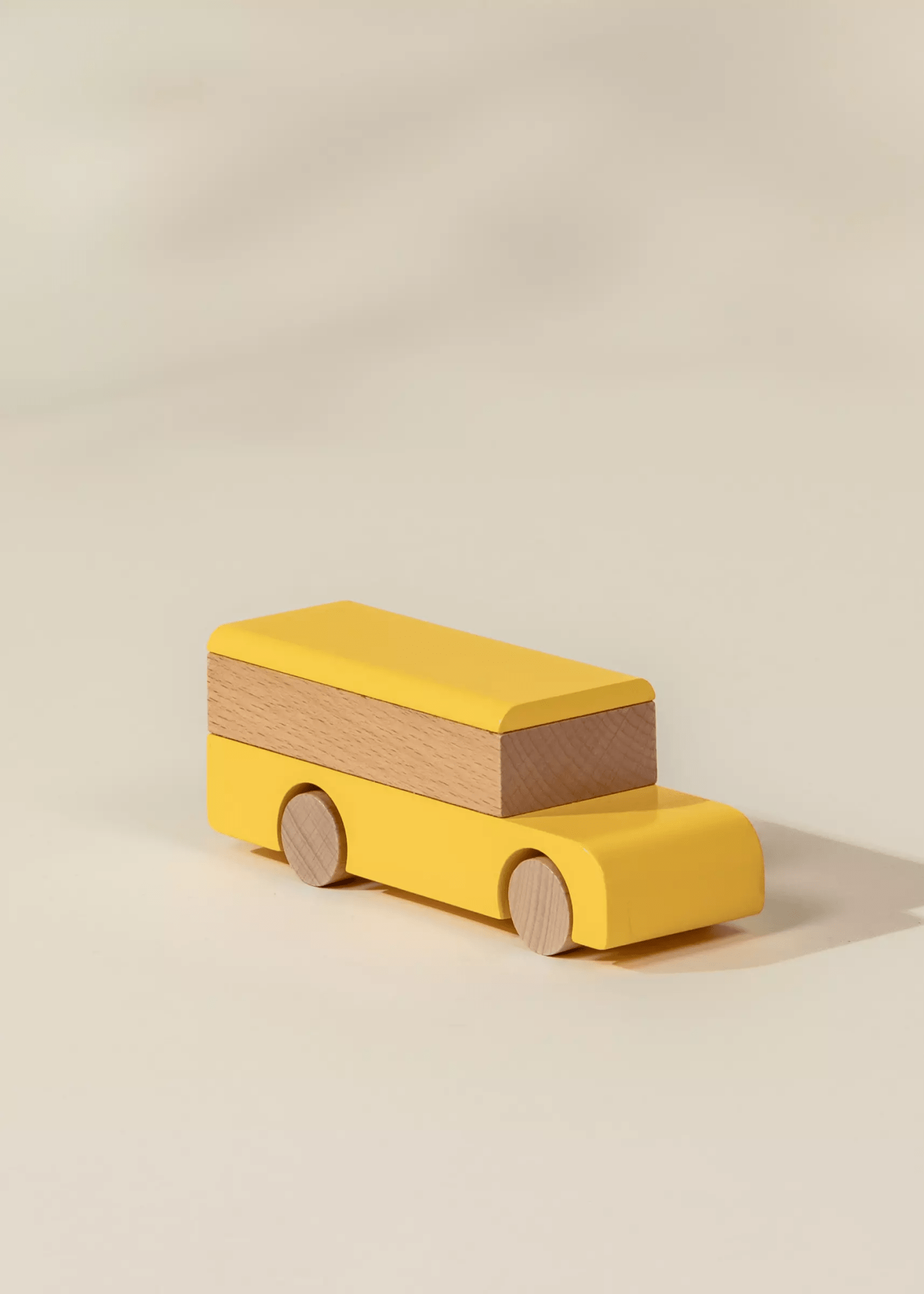 Coco Village Wooden Vehicle - School Bus