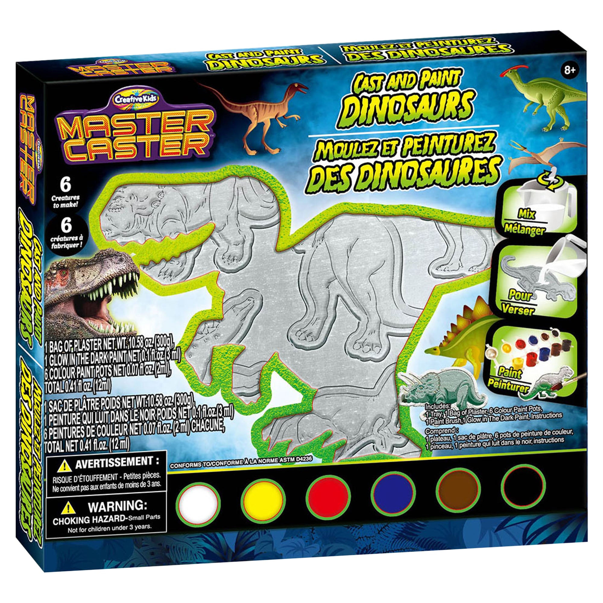Creative Kids Master Caster Cast and Paint Dinosaurs - Image 5