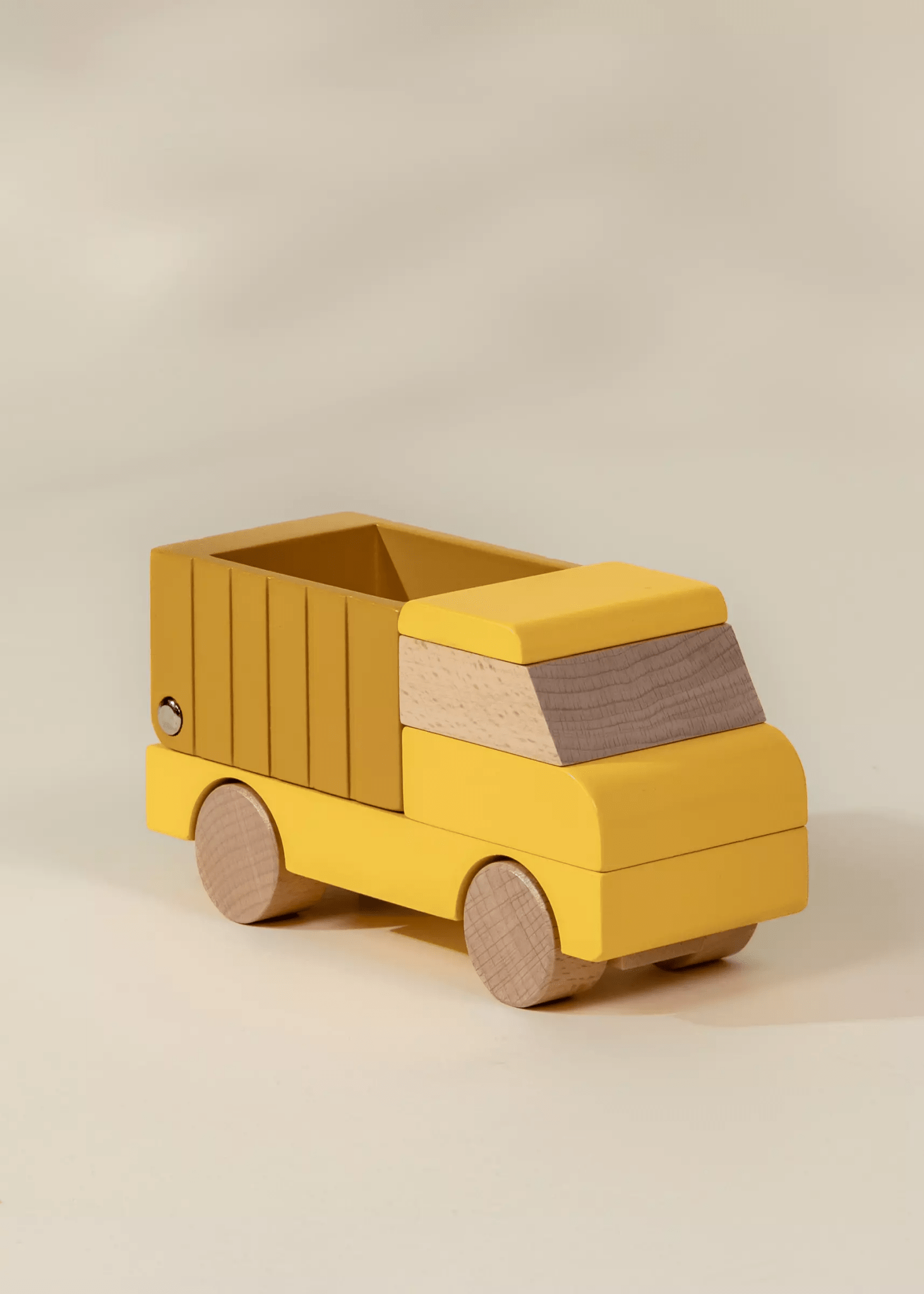 Coco Village Wooden Construction Vehicle - Dump Truck - Image 2