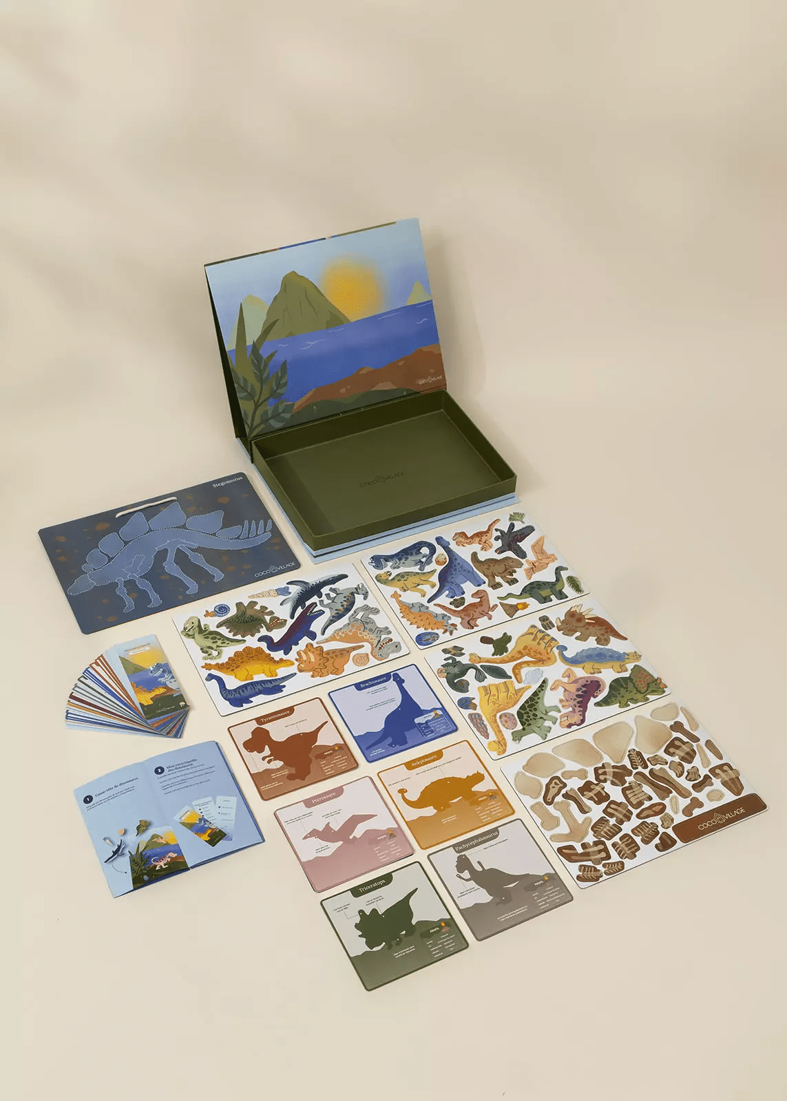 Coco Village Interactive & Magnetic Encyclopedia–Dinosaur Discovery (French Version) - Image 2
