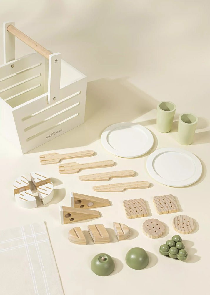 Coco Village Wooden Picnic Playset and Accessories - Image 2