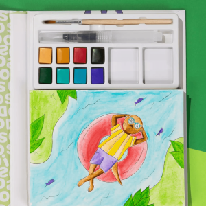 Coco Studio Watercolor Forest Painting Book - 30 pages