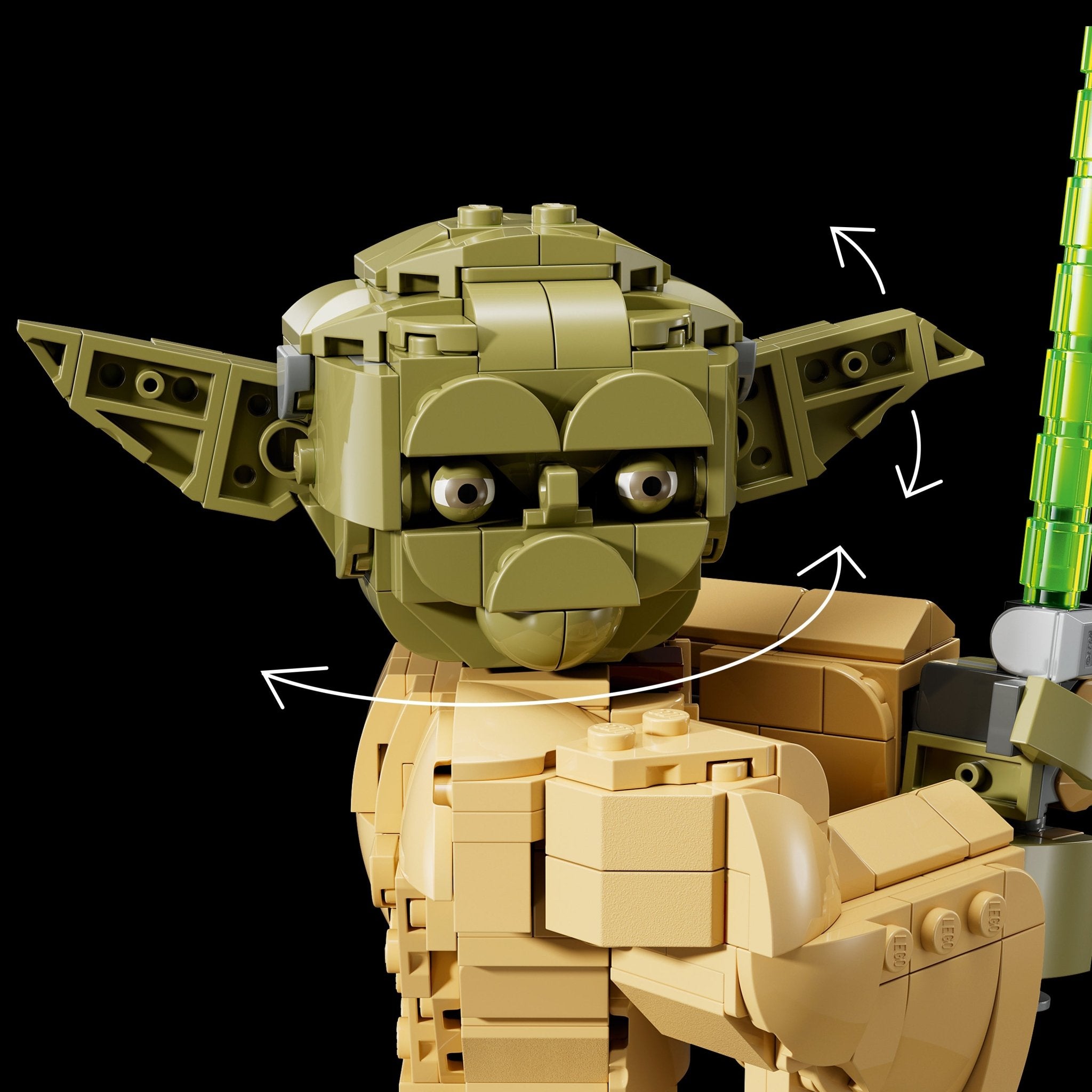 LEGO® Star Wars: Attack of the Clones Yoda Bust 75438 - Image 5