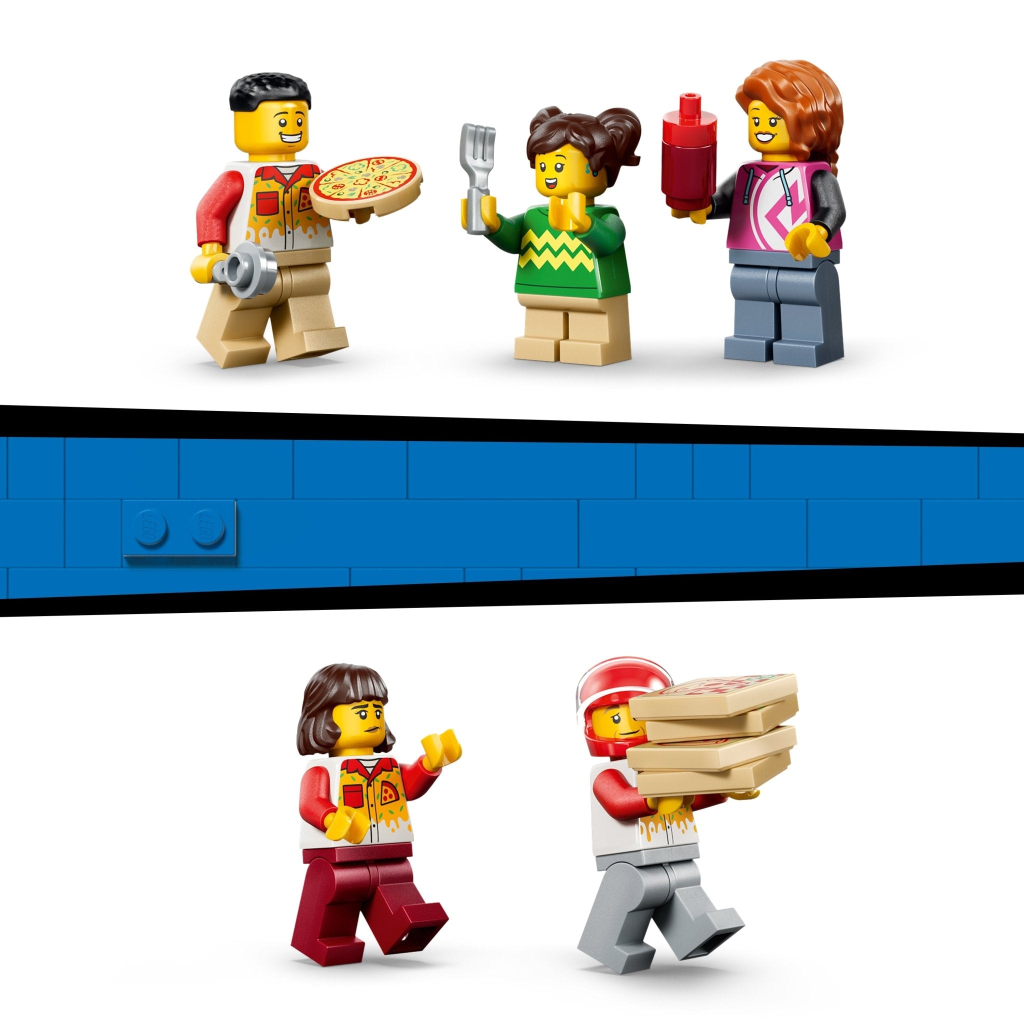LEGO® City Pizza Delivery Experience with Vehicles 60496 - Image 5