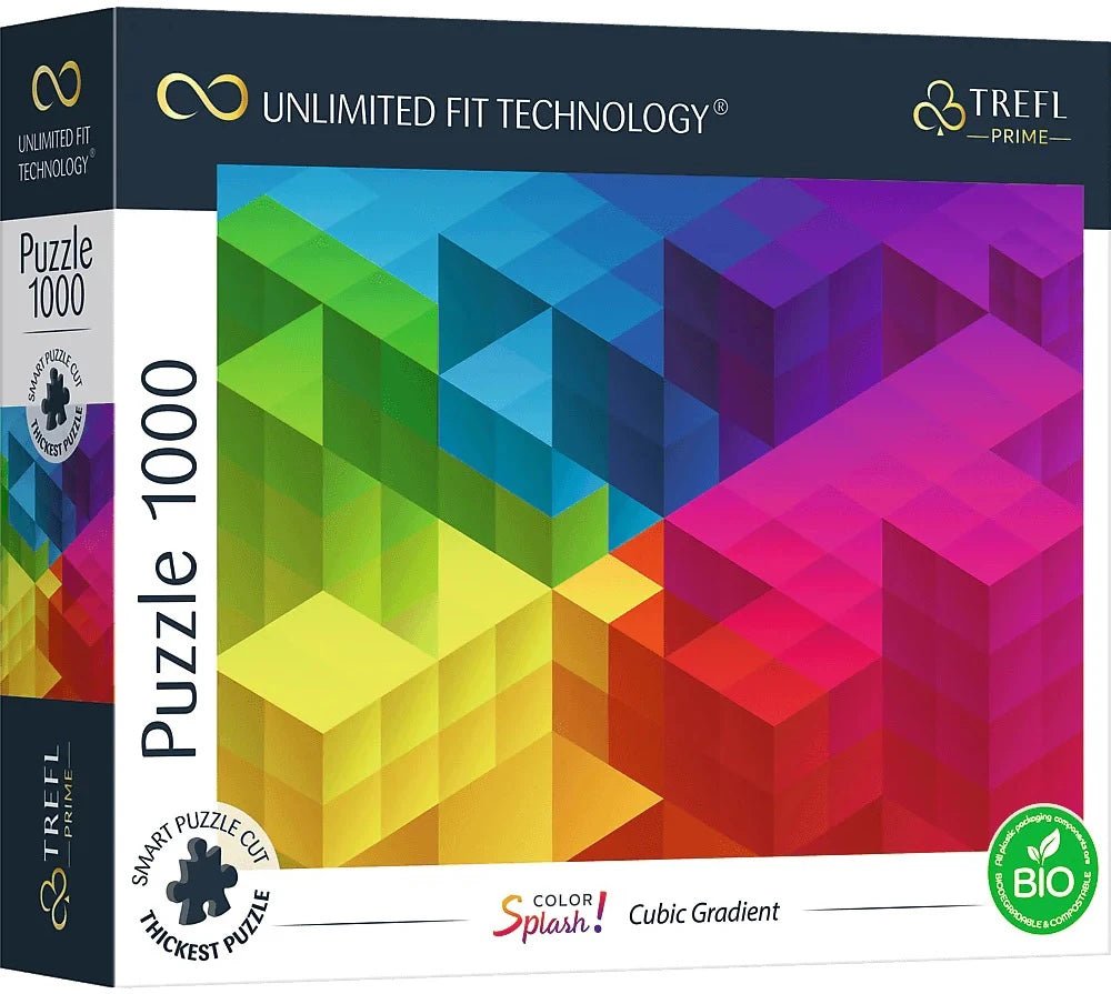 Trefl Prime UFT Coulor Splash: Cubic Gradient 1000 PC Puzzle