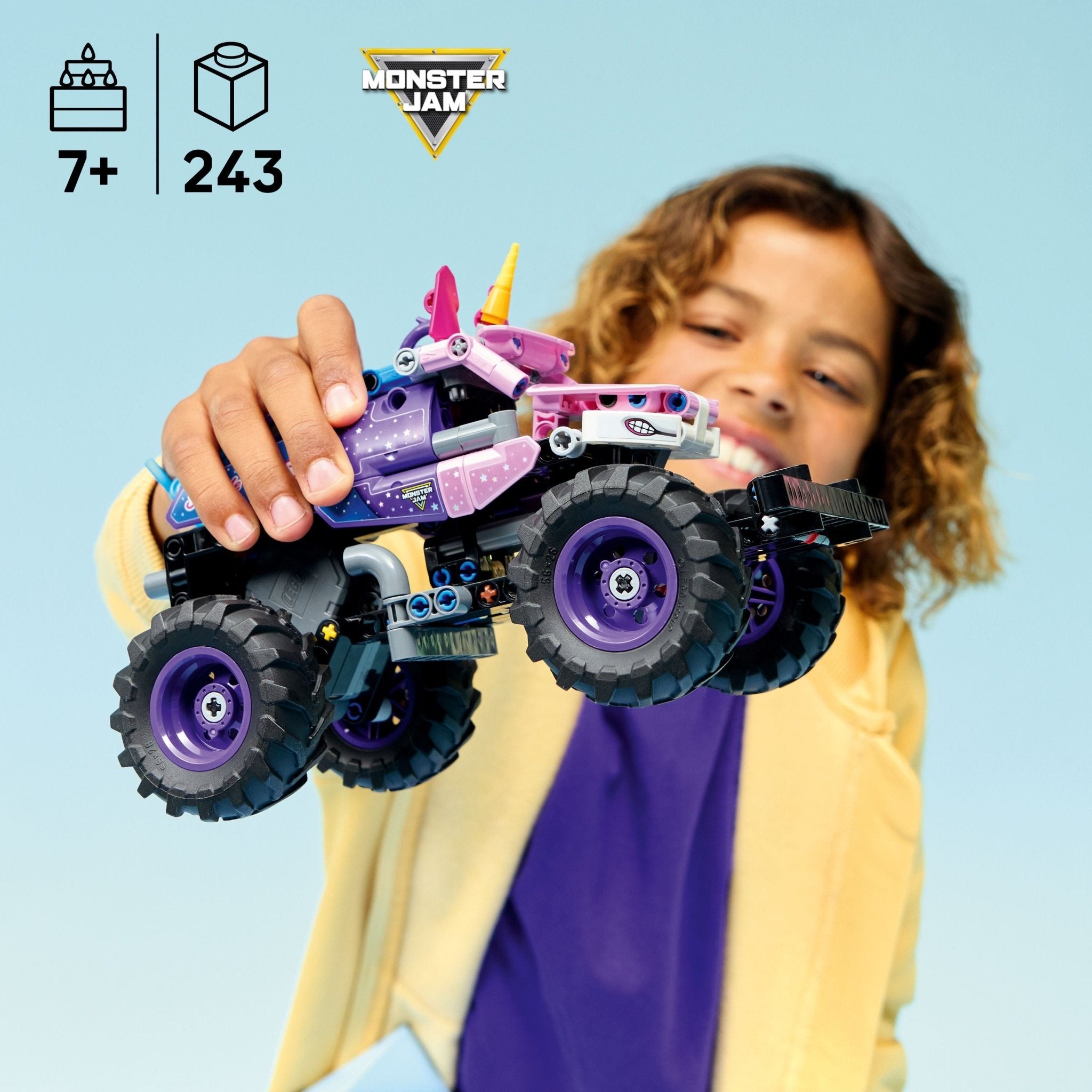 LEGO® Technic LEGO® Monster Jam Sparkle Smash Pull-Back Toy 42220 - Image 2