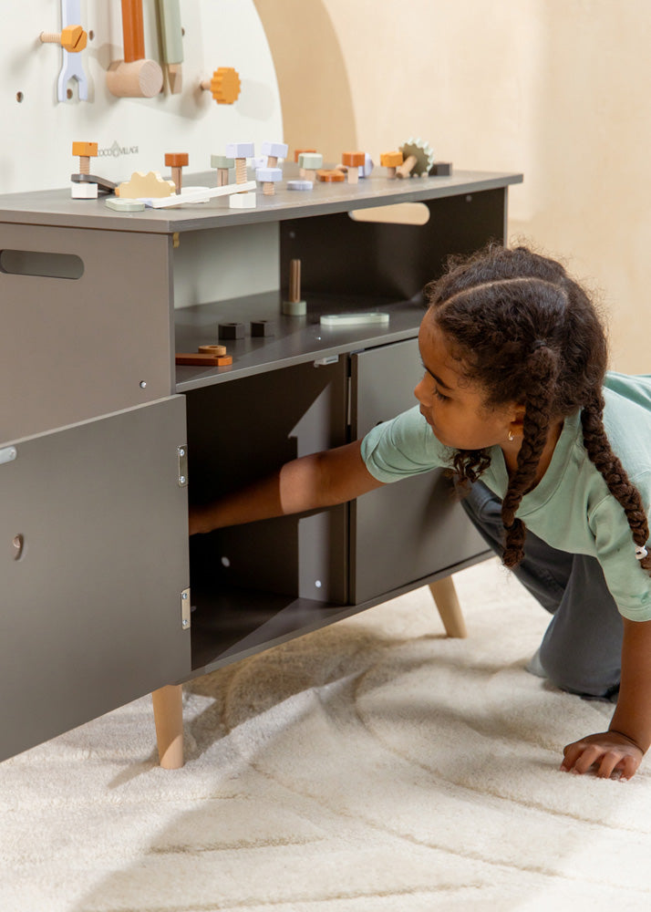 Coco Village Wooden Workbench Playset - Image 33